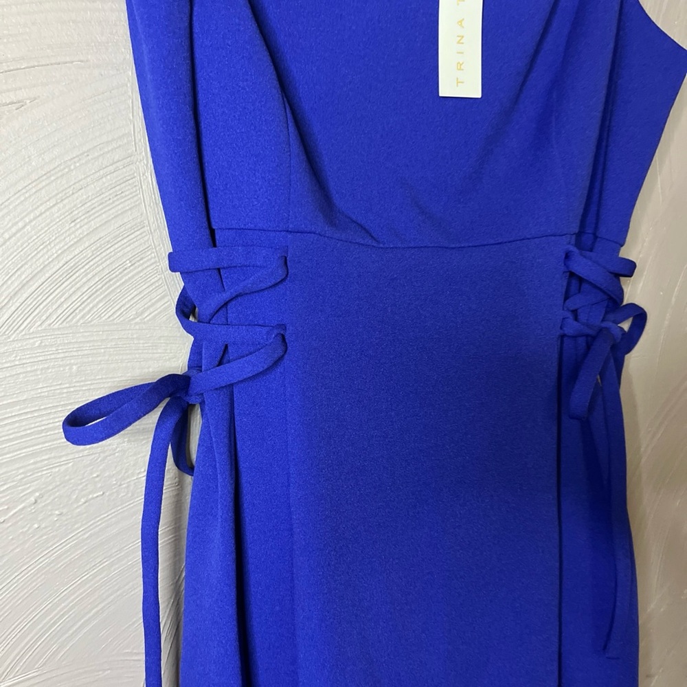 Trina Turk Royal Blue Mini Dress - Picture 6 of 10